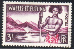 WALLIS AND FUTUNA ISLANDS 1957 ISLANDER 3fr USED USATO OBLITERE' - Used Stamps