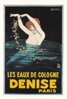 Centenaire Mauzan, 1983, Affiche Denise (Eaux De Cologne), Edition Limitée 1000 Exemp: N° 702 (Timbrée) - Mauzan, L.A.
