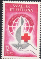 WALLIS AND FUTUNA ISLANDS 1963 RED CROSS CROIX ROUGE CROCE ROSSA 12fr MNH - Nuovi