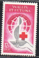 WALLIS AND FUTUNA ISLANDS 1963 RED CROSS CROIX ROUGE CROCE ROSSA 12fr MNH - Ungebraucht