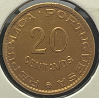 Moeda Moçambique Portugal - Coin Moçambique - 20 Centavos 1961 - MBC ++ - Mozambico