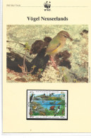 1118e: Neuseeland 1993, WWF- Ausgabe Vögel Neuseelands, Serie **/ FDC/ Maximumkarten - Pappagalli & Tropicali