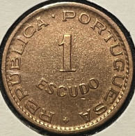 Moeda Moçambique Portugal - Coin Moçambique - 1 Escudo 1968 - MBC ++ - Mozambique