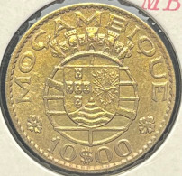 Moeda Moçambique Portugal - Coin Moçambique - 10 Escudos 1974 - MBC ++ - Mozambico