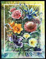 New Zealand 2001 Garden Flowers Minisheet Used - Used Stamps