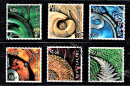 New Zealand 2001 Art From Nature Set Of 6 Used - Oblitérés