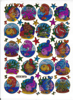 Fische Fisch Aufkleber Metallic Look / Fish Tank Sticker 13x10 Cm ST379 - Scrapbooking