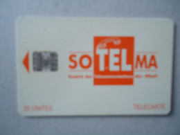 MALI  USED CARDS  TELECOM SOTELMA UNITS 20 - Malí