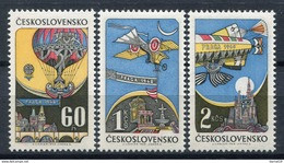 Checoslovaquia 1968. Yvert A 68-70 ** MNH. - Poste Aérienne