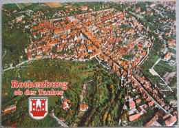 GERMANY DEUTSCHLAND ROTHENBURG OB DER TAUBER BIRD VIEW POSTKARTE POSTCARD ANSICHTSKARTE CARTE POSTALE CARD PC AK CP - Hanau