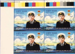 Block 4 Of Vietnam Viet Nam MNH Perf Stamps 2021 : 100th Birth Anniversary Of Admiral Giap Van Cuong / Oil Rig (Ms1149) - Vietnam