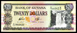 A9  GUYANA    BILLETS DU MONDE    BANKNOTES  20 DOLLARS 1996 - Guyana