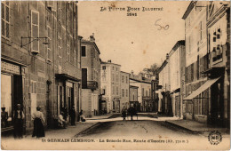 CPA St.Germain Lembron La Grande Rue FRANCE (1303432) - Saint Germain Lembron