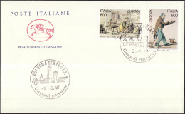 Europa CEPT 1997 Italie - Italy - Italien FDC1 Y&T N°2225 à 2226 - Michel N°2496 à 2497 - 1997