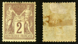 N° 85 2c SAGE Brun-rouge Neuf N* TB Cote 15€ - 1876-1898 Sage (Type II)