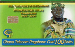 GHANA - CHIP CARD - KING OTUMFUO OSEI TUTU II  - AS IN PIC - Ghana