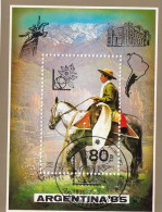 KOREA North Block 201,used - Chevaux