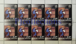 3773- VATICANO - VATICAN CITY 2009 PONTIFICIO ISTITUTO BIBLICO FULL SHEET 10 STAMPS C/ANNULLO 1° GIORNO - USED - Gebruikt