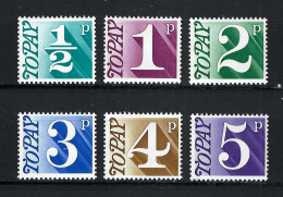 GRANDE BRETAGNE Taxe Ca.1970-75:  Lot De Neufs** - Postage Due