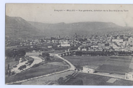 12/ CPA - Millau - Vue Générale, Jonction De La Dourbie Et Du Tarn - Millau