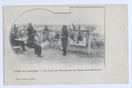 12/ CPA A - Camp Du Larzac - Un Jour De Réception Au Mess Des Officiers (Militaires) - La Cavalerie