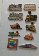 Pin's 10 Pin's TRAIN  TGV Lot 1 - TGV