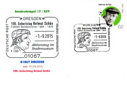 35821) BRD -Mi 3174 FDC - 01067 DRESDEN - 62C  100. Geburtstag Helmut Schön - FDC: Briefe