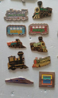 Pin's 10 Pin's TRAIN  TGV Lot 2 - TGV