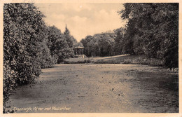 STEENWIJK - VIJVER MET MUZIEKTENT - POSTED 1937 ~ AN OLD REAL PHOTO POSTCARD #2324262 - Steenwijk