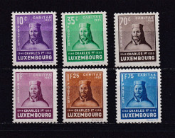 LUXEMBOURG 1935 TIMBRE N°276/81 NEUF AVEC CHARNIERE COMTE CHARLES PREMIER - Sonstige & Ohne Zuordnung