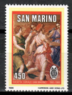 San Marino 1986 / Music · Coral Society MNH Música Sociedad Coral Musik / Mc08  34-28 - Musique