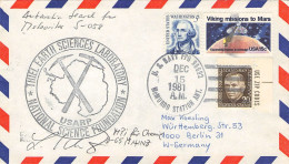 USA - AIRMAIL U.S.NAVY FPO McMURDO STATION ANT. > GERMANY 1981 / ZB166 - Briefe U. Dokumente