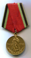 URSS - Médaille "20 Ans De La Victoire Dans Le Grande Guerre Patriotique 1941-1945" (Créée Le 07.05.1965) - Rusland