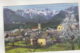 C9398) Salzkammergut GOISERN - Partie Mit Evang. Kirche ALT !! Haus Mit Garten Im Vordergrund 1925 - Bad Goisern