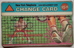 USA NYNEX $5.25 " New York Tennis Championship " - [3] Tarjetas Magnéticas