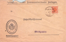 WÜRTTEMBERG - DIENSTPOST 7 1/2 PF GESCHÄFTSSTELLE DES KOMMUNALVERBANDS BALINGEN  / GR312 - Brieven En Documenten