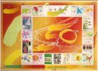 Taiwan 2007 Special Greeting Sheetlet- Flower Language Rose Sunflower Lotus Butterfly Insect Dragonfly Bee - Blocks & Sheetlets