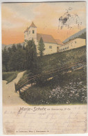 C9399) MARIA SCHUTZ Am SEMMERING -NÖ - Weg Kirche Steigen Litho 1904 - Semmering