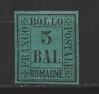 ITALIE - Romagne  1859  (*)  Michel N° 4  - Sans Gomme - Without Gum    - Réparé - Romagna