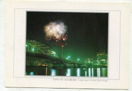 AK 136362 SOUTH KOREA - A Night View Of Pusan Great Bridge - Corée Du Sud