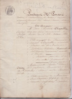 Parchemin Acte Notarié 24 Pages Aubervilliers-les-Vertus Canton Saint-Denis Seine Presles Isle Adam Timbre Impérial 1852 - Manuscrits