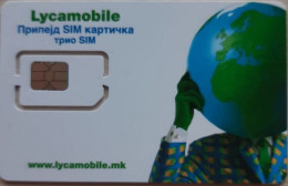 Macedonia SIM Card Lycamobile, Mint - Macédoine Du Nord