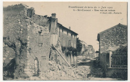 CPA - SAINT-CANNAT (B Du R) - Tremblement De Terre 11 Juin 1909 - Une Rue En Ruines - Other & Unclassified