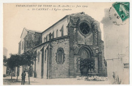 CPA - SAINT-CANNAT (B Du R) - Tremblement De Terre 11 Juin 1909 - L' Eglise Effondrée - Autres & Non Classés