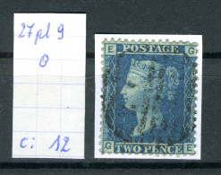 Grande-Bretagne   N°  27  Planche 9 - Used Stamps