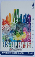 USA Nynex Mint Tamura $10 " US Open '95 - [3] Magnetkarten