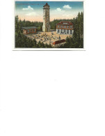 Germany - Postcard Unused  - Scheibenberg In The Erzgebirge,834 M-Reprint Disc Mountain Plateau With Queen Carola Tower - Scheibenberg