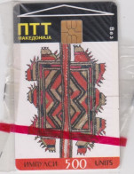 Macedonia Chip Card, 500 Units, Mint In The Package - Nordmazedonien