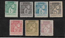 MAROC - Postes Locales - Tanger à Fez N°121/127 - Neuf** - SUP - - Unused Stamps