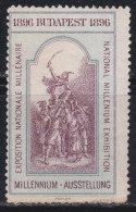 Hungary 1896 Poster Stamp National Exhibition MNH - Unused Stamps